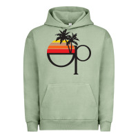 Pigment Oil Green ocean pacific Urban Hoodie - lanVoArt