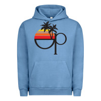 Pigment Pebble Blue ocean pacific Urban Hoodie - lanVoArt