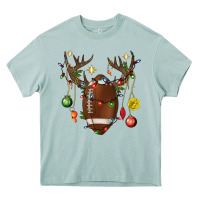 American Football Horn Christmas Heavy Core Tee | Teevron