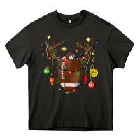 Asphalt American Football Horn Christmas Heavy Core Tee - BundleAndBundleShop
