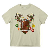 Mossy American Football Horn Christmas Heavy Core Tee - BundleAndBundleShop