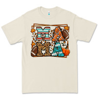 Bone Fall American Football Autumn Mama Premium Tee - LillyAllenDesigns