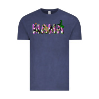 Vintage Denim Halloween spooky Mama Vintage Tee - NancyCooperArtShop