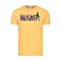 Vintage Mustard Halloween spooky Mama Vintage Tee - NancyCooperArtShop