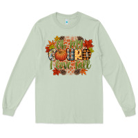 Matcha oh my gourd i love fall Long Sleeve Tee - CowGirlArtShop