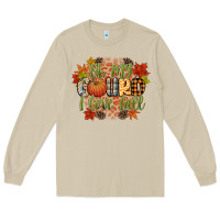Mushroom oh my gourd i love fall Long Sleeve Tee - CowGirlArtShop