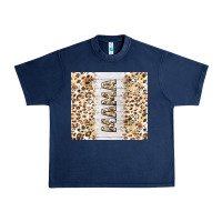 Navy mother's day mama leopard tumbler tbs Urban Heavy Tee - TumblerDesignByShophia