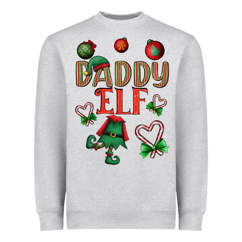 Daddy Elf Heavyweight Sweatshirt by BundleAndBundleShop | Teevron