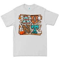 Dove Grey Fall Autumn Leopard Aunt Premium Tee - LillyAllenDesigns