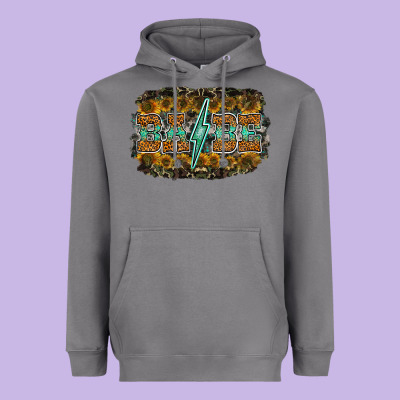 Babe Heavyweight Hoodie Designed By Racoondesign