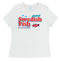 White swedish fish Ladies Tee - lanVoArt
