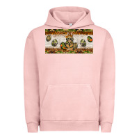 Pigment Salmon easter camouflage egg hunter bunny license plate template Urban Hoodie - BarkalooDesign