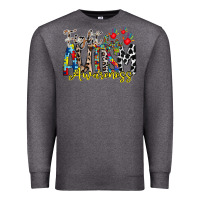 Charcoal Heather fight for autism awareness Premium Sweatshirt - RacoonDesign