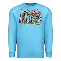 Ocean Blue fight for autism awareness Premium Sweatshirt - RacoonDesign
