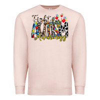 Pale Pink fight for autism awareness Premium Sweatshirt - RacoonDesign