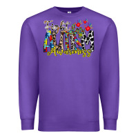 Purple fight for autism awareness Premium Sweatshirt - RacoonDesign