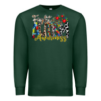 Sports Green fight for autism awareness Premium Sweatshirt - RacoonDesign