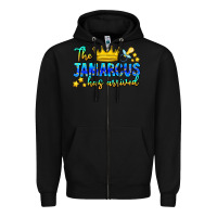 Black The Jamarcus Has Arrived Zipper Hoodie - CowhideDigitalArt