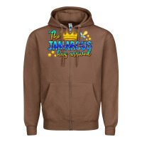 Chestnut The Jamarcus Has Arrived Zipper Hoodie - CowhideDigitalArt