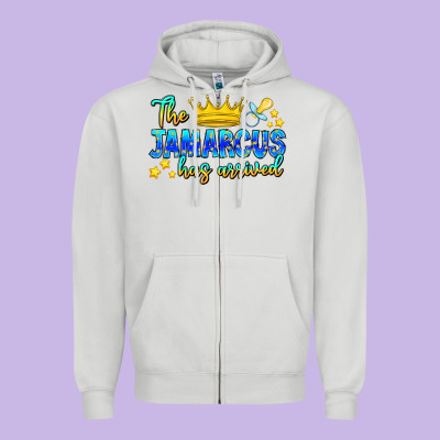 The Jamarcus Has Arrived Zipper Hoodie Designed By Cowhidedigitalart