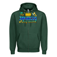 Sports Green The Jamarcus Has Arrived Zipper Hoodie - CowhideDigitalArt