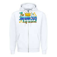 White The Jamarcus Has Arrived Zipper Hoodie - CowhideDigitalArt