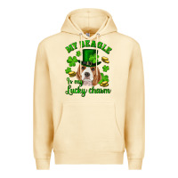 Pina Colada st.patricks day my beagle is my lucky charm Premium Hoodie - RanaPortraitStore