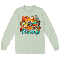 Matcha count your blessings Long Sleeve Tee - CowGirlArtShop