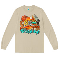 Mushroom count your blessings Long Sleeve Tee - CowGirlArtShop