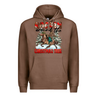 Chestnut Rockin Around The Christmas Tree Rodeo Premium Hoodie - FaDigitalArtStudio