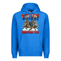True Royal Rockin Around The Christmas Tree Rodeo Premium Hoodie - FaDigitalArtStudio