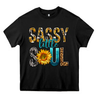 Black Sassy Little Soul Heavy Core Tee - BundleAndBundleShop
