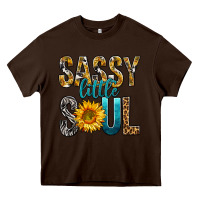 Chocolate Brown Sassy Little Soul Heavy Core Tee - BundleAndBundleShop