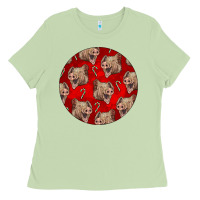 Matcha christmas pig Ladies Tee - LillyAllenDesigns