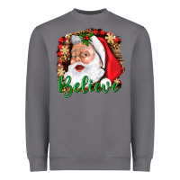 Storm Believe And Santa Heavyweight Sweatshirt - BundleAndBundleShop