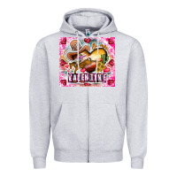Heather Grey Be Mine Valentine Zipper Hoodie - CowhideDigitalArt