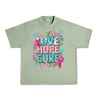 Oil Green Love hope cure cancer Awareness Urban Heavy Tee - HowdyJamesFarm