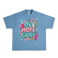 Pebble Blue Love hope cure cancer Awareness Urban Heavy Tee - HowdyJamesFarm