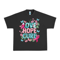 Pigment Black Love hope cure cancer Awareness Urban Heavy Tee - HowdyJamesFarm