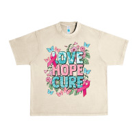 Sandshell Love hope cure cancer Awareness Urban Heavy Tee - HowdyJamesFarm