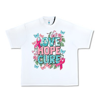 Love Hope Cure Cancer Awareness Urban Heavy Tee | Teevron