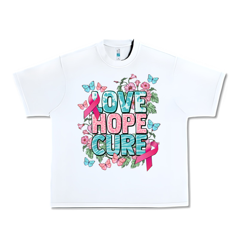Love Hope Cure Cancer Awareness Urban Heavy Tee by HowdyJamesFarm | Teevron