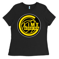 Black bodo glimt fotballklubben norwegian sports fans Ladies Tee - lanVoArt
