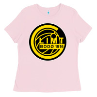 Bubblegum Pink bodo glimt fotballklubben norwegian sports fans Ladies Tee - lanVoArt