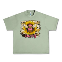 Oil Green bee happy Urban Heavy Tee - JahusDesignShop