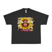 Pigment Black bee happy Urban Heavy Tee - JahusDesignShop