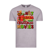Vintage Zinc hot cocoa and christmas movies Vintage Tee - texasbilliewilder