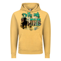 Vintage Mustard Pretty girls walk like this Vintage Hoodie - HowdyJamesFarm