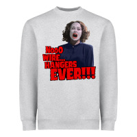 Heather Grey nooo wire hangers.. ever!!! vintage mommie dearest quote print Heavyweight Sweatshirt - lanVoArt
