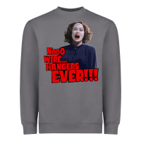 Storm nooo wire hangers.. ever!!! vintage mommie dearest quote print Heavyweight Sweatshirt - lanVoArt